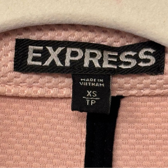 Express 💗 Blush Pink Moto Jacket Size XS 💗 - Picture 7 of 9